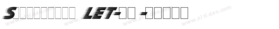 Slipstream LET-常规字体转换
